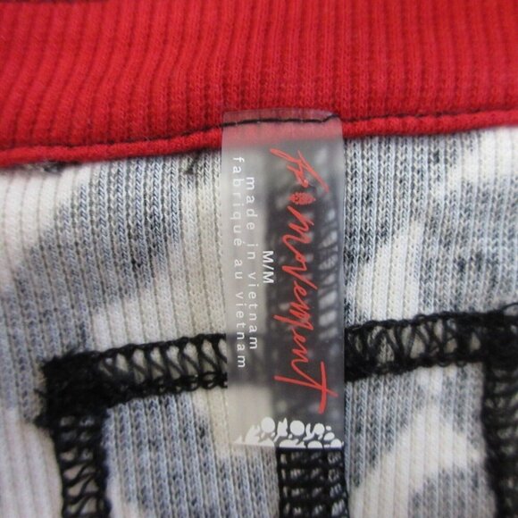 FP Movement Kick Off Printed Layer Top Women M Aspen Onyx Combo Henley Skii 246 - Picture 3 of 11